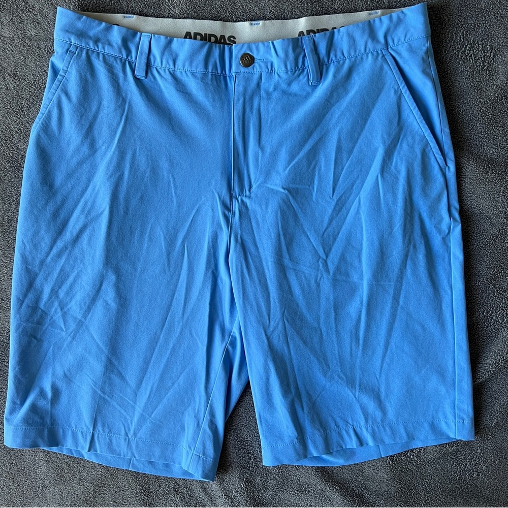 🔥Adidas Men's Sky Blue Athletic Golf Shorts